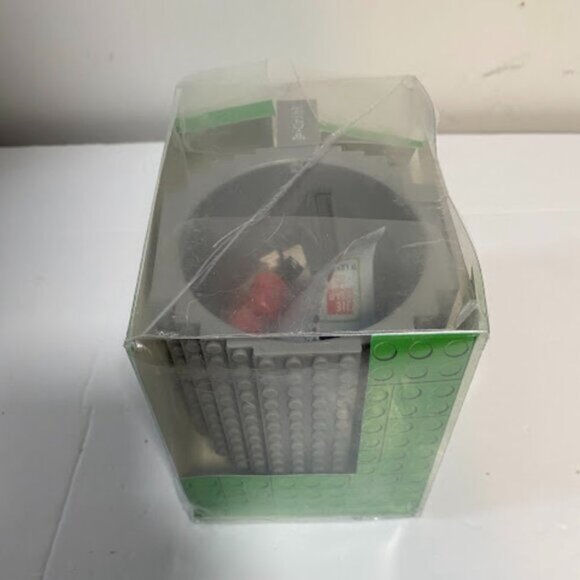 Cribl LEGO Compatible Novelty Coffee Cup Grey Build-On Brick Mug 12oz - Picture 4 of 8